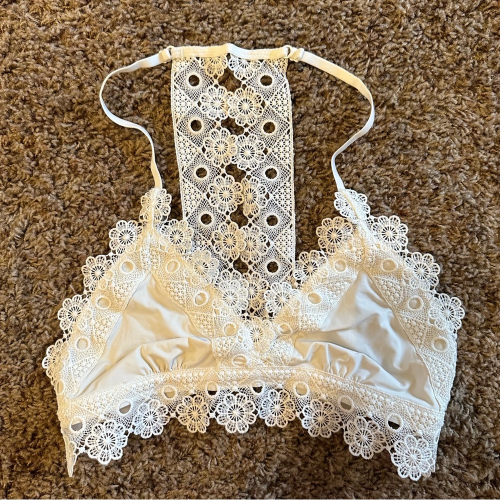 White bralette